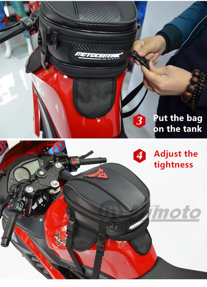 Motocentric Waterproof Motorcycle Tail Bag Multifunction Motorcycle Rear Seat Bag High Capacity Motorcycle Bag Rider Backpack