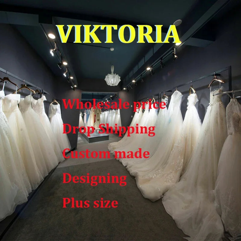 VIKTORIA Fashionable A-line Wedding Dresses for Women Sweetheart Long Sleeves Pleat Appliques Zipper Robe De Soiree De Mariage