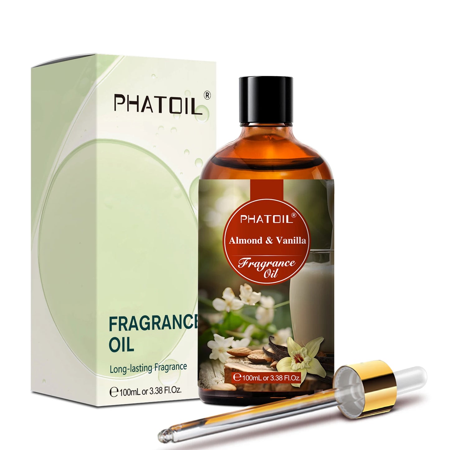 PHATOIL 100ML with Dropper Fragrance Oil For Diffuser Fruit Carnival Almond Vanilla Golden Vintage No.1 Lucifer's Letter Oils