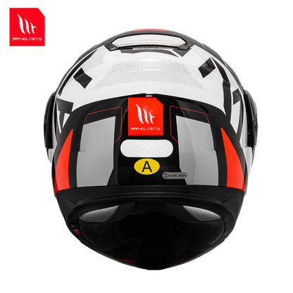 New Arrival Motorcycle Flip-Up Helmets Atom Sv Dual Lens Off Road 4 Seasons Helmets Color Options M-4Xl
