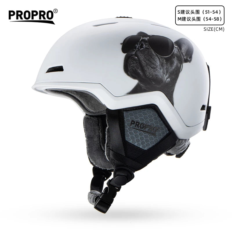 PROPRO Light Ski Helmet With Safety professional Ski Snowboard   motorcycle Integrally-Molded Skiing Snow Husband Men Women