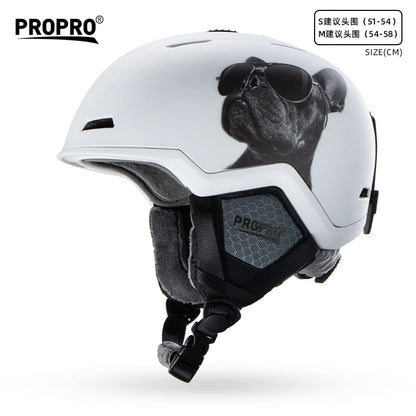 PROPRO Light Ski Helmet With Safety professional Ski Snowboard   motorcycle Integrally-Molded Skiing Snow Husband Men Women