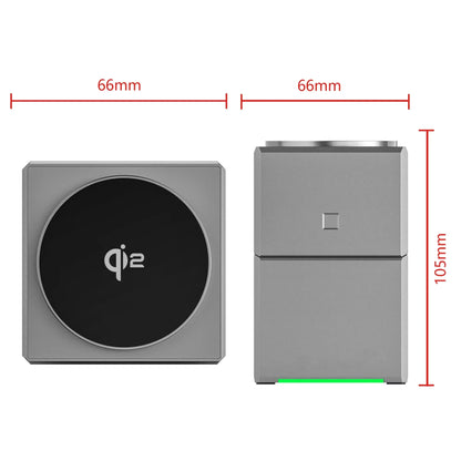 New 15W Qi2 3 In 1 Touch Autorotation Magnetic Wireless Charger For Android iPhone iWatch Magsafe Fast Charging Dock Station