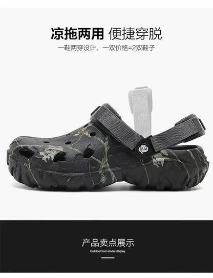 Summer Women's and Men's Clogs Slippers Classic Couple's Garden Shoes Men Fashion Casual Sandals Leisure Slides Big Size 46 47