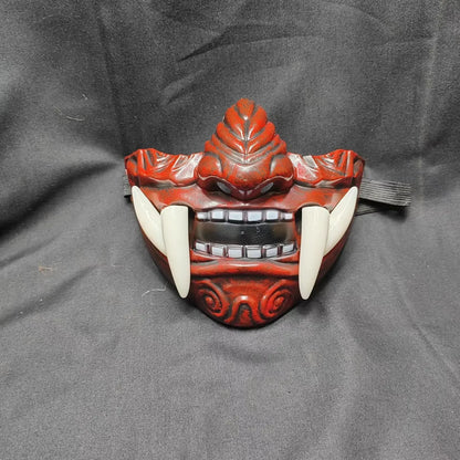 Halloween Japanse Samurai Oni Demon Masker Plastic Maskers Party Kostuum Rekwisieten Demon Samurai Cosplay Horror Prajna