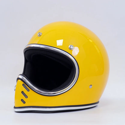 Motorcycle helmet Japanese retro cruise tip glass fiber reinforced plastic helmet motorcycle full helmet