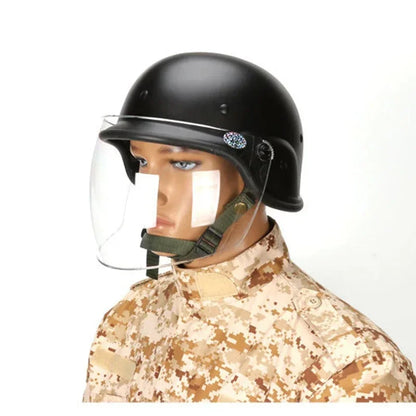 Airsoft M88 PASGT Kelver  Tactical Helmet with Clear Visor Men Cycling Outdoor Sports Skate Hunting Helmet Casco Ciclismo