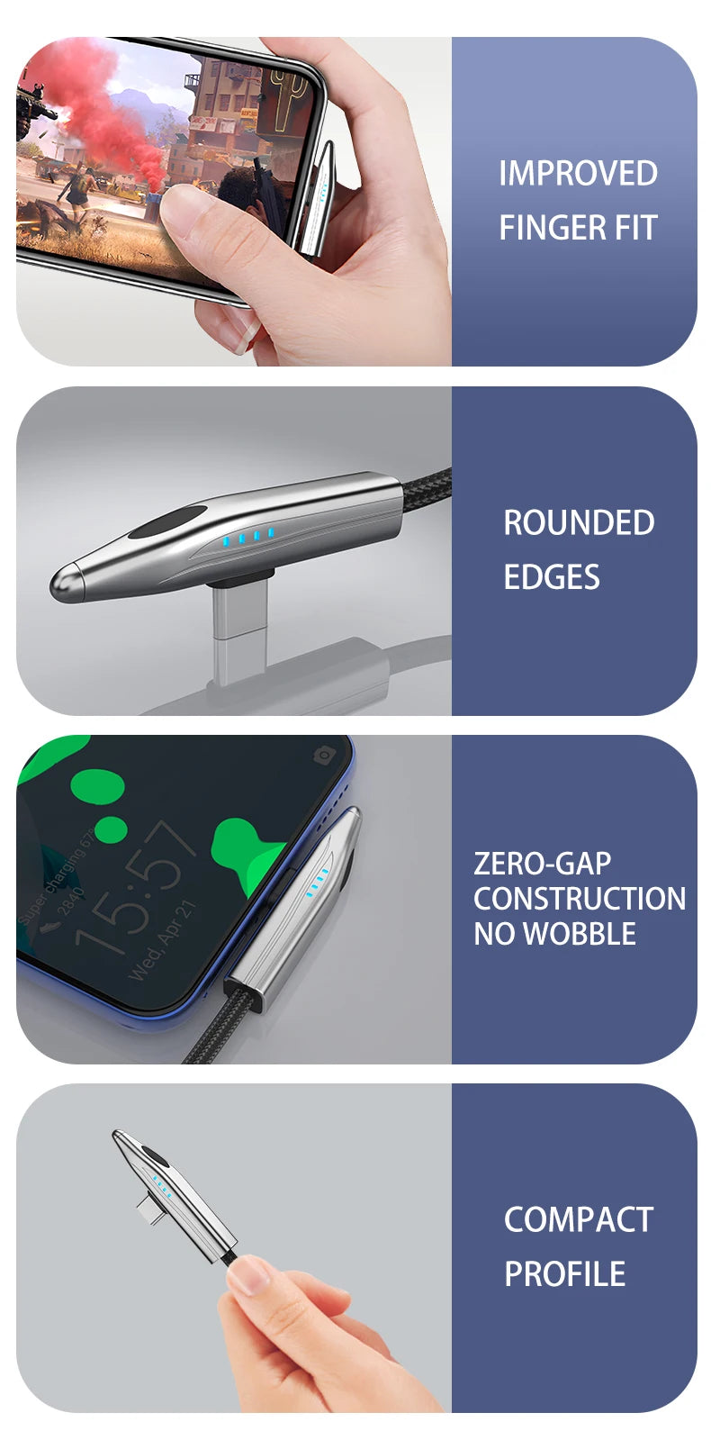 240W 100W Bullet Train Shape Fast Charging Cable 90° Elbow Type C Charger USBA/Type C To Type C Cable for Samsung S25 iPhone 16
