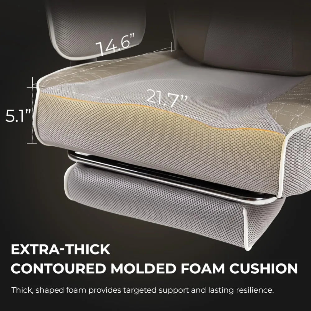 Big and Tall Office Chair with Massage Lumbar Support,Executive Office Chair with Wide Thick Seat Cushion and, Customized