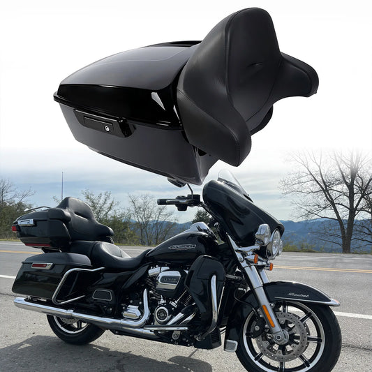 For Harley Davidson Road King Electra Glide FLHR FLHX 2014-2026 King tour pack Pak Motorcycle Waterproof ABS Tail Top Case Box