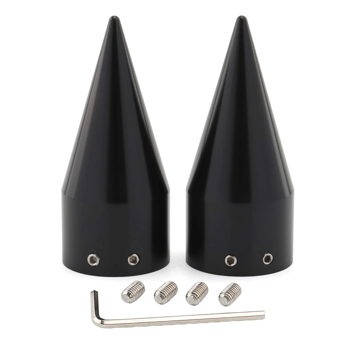 Motorcycle CNC Front Axle Nut Cover Cap Aluminum Black For Harley Sportster XL XG Touring FLHT FLHR FLTRX Dyna VRSC Softail