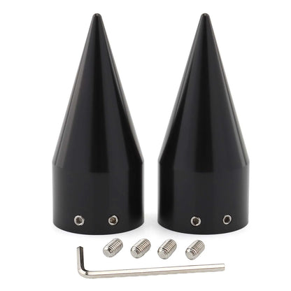 Motorcycle CNC Front Axle Nut Cover Cap Aluminum Black For Harley Sportster XL XG Touring FLHT FLHR FLTRX Dyna VRSC Softail