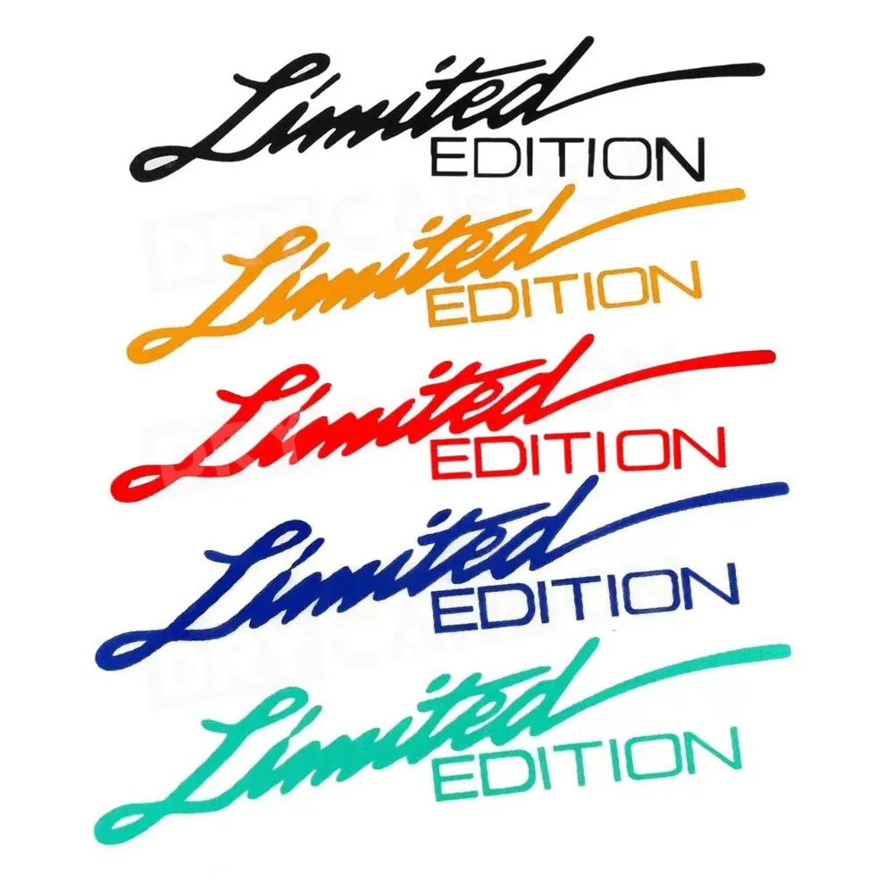 Personalized Limited Edition Stickers Reflective Car Stickers Creative Stickers Decal Window Decor Auto Bumper Sticker