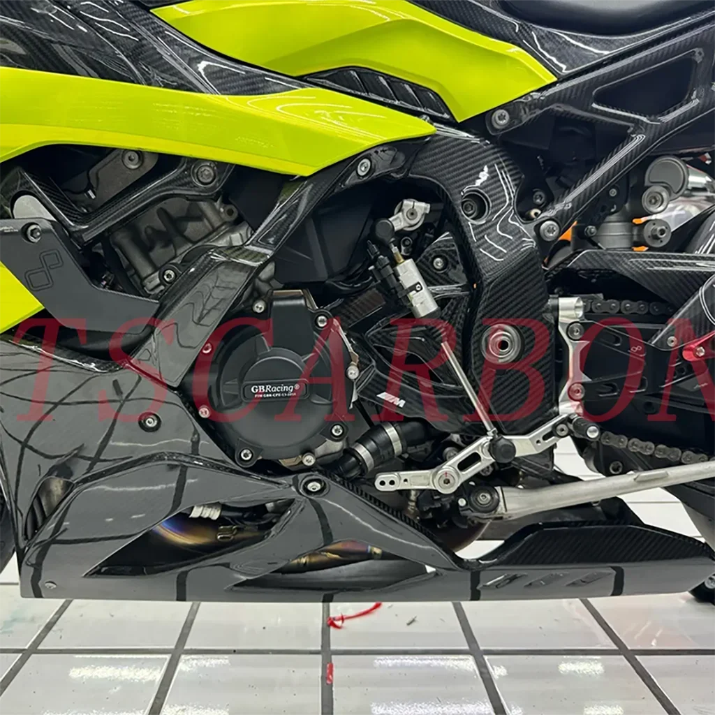2025 For BMW S1000RR M1000RR 2023 2024 Pure Dry Carbon Fiber Winglets Rear Parts Fenders Tank Cover Fairing Kits