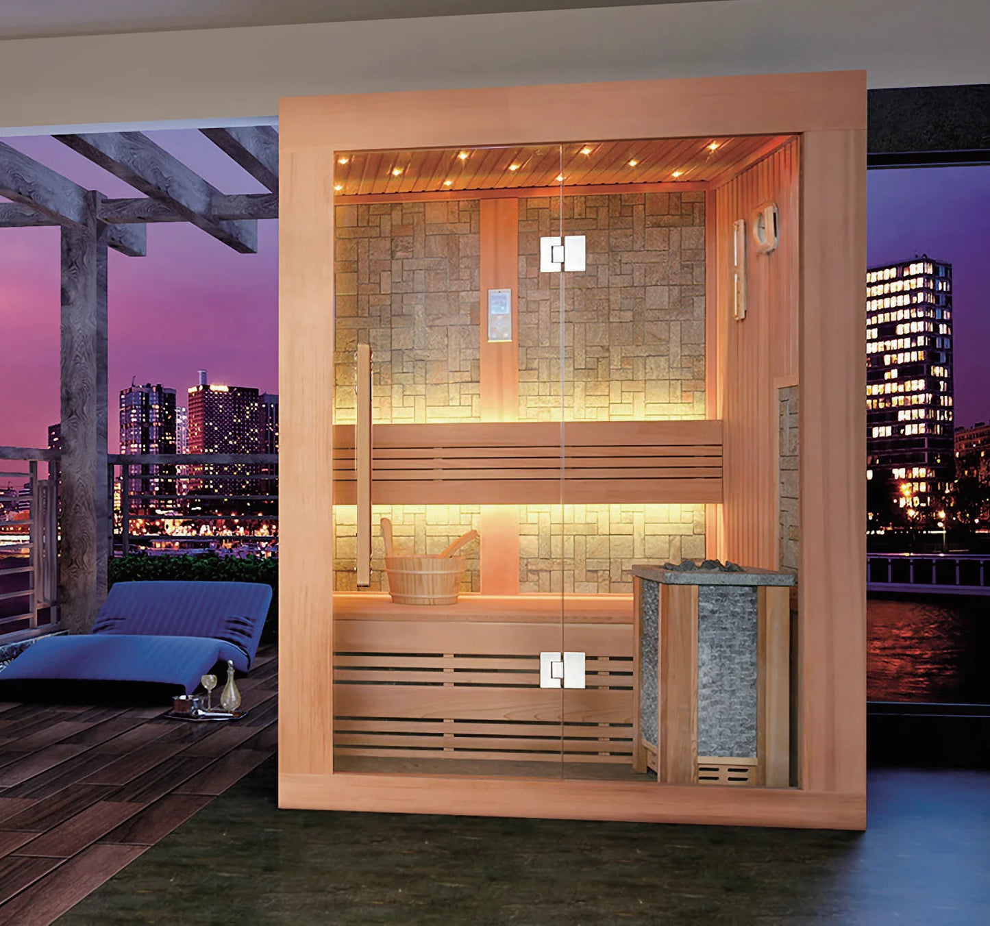 Customization Modern Dry Wet Steam Shower Room Outdoor Sauna Cabin Combos Steam Shower Full Spectrum Far Infrared Sauna Bath Woo