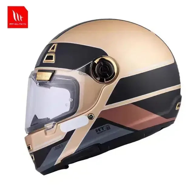 MT Jarama Retro Motorcycle Helmet DOT ECE Certification Full Face Racing Off Road Helmet Cascos Para Motos Capacete Casco Moto