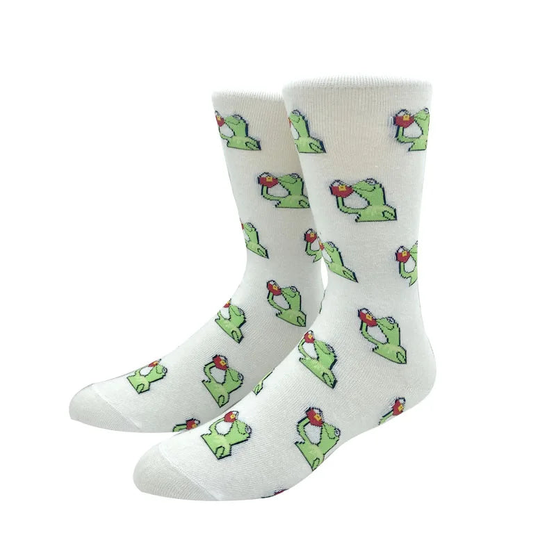 2023 New Anime Women Men Socks Long Socks Men‘s Knee-High Cosplay Sock Adult Personality Hip Hop Harajuku Long Funny Socks 36-45