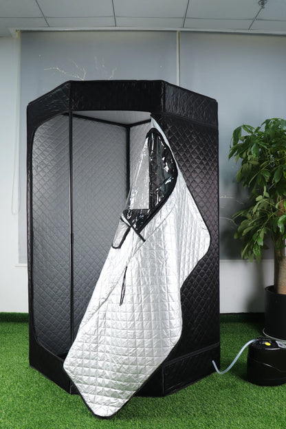 Ultimate Recovery Portable Spa Sauna Pod Red Light Steam Sauna Tent With Steamer Floor Mat Accessories