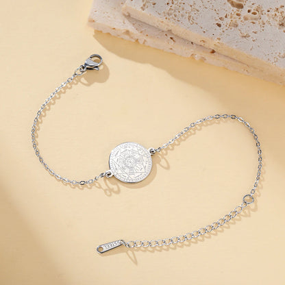 Dawapara Seven Archangels Seal Bracelet Solomon Protection Blessing Amulet Stainless Steel Religious Jewelry