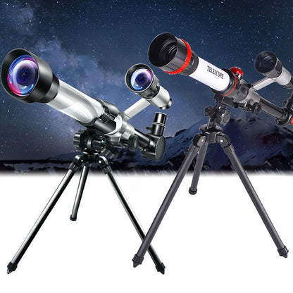 Professional Astronomical Telescope Powerful Monocular Portable HD Moon Space Planet Observation Gifts for Children Students