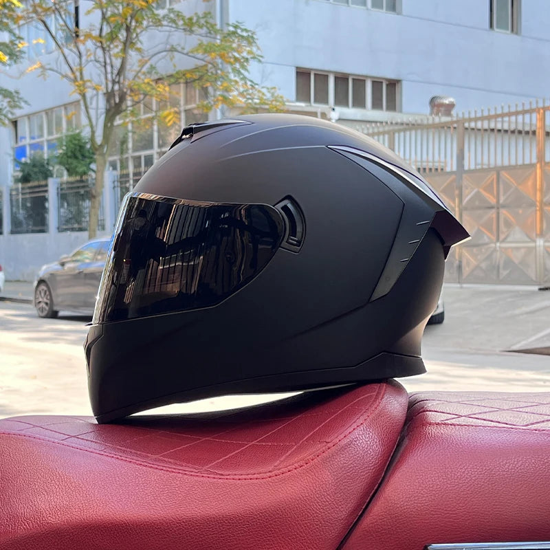 motorcycle helmet Casco Motorbike capacete Seasons Street Touring Motorcycle Helmet RED Black Adult Vespa DOT