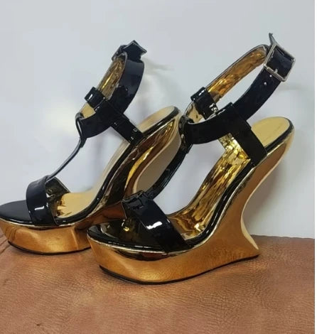 Yellow Heels Strappy Heeled Sandals Hoof Heel Buckle Strap Shoes Summer Women Luxury Designer Sandalias De Mujer Solid Blue Red