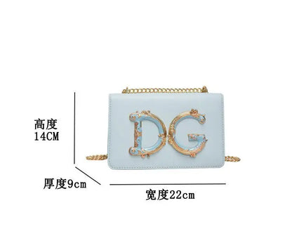 Versatile Fashion Student Crossbody Women 2025 Hot selling Crossbody Bag D Western Style Chain Bag Princess Cross Shoulder Cute