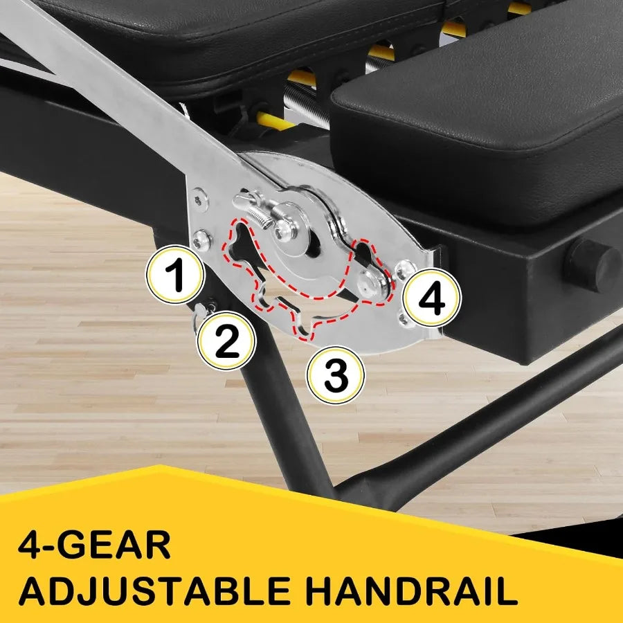 Heavy Duty Foldable Pilates Reformer Machine with Resistance Cords and Wheels for Home and Gym Use Ideal for Comprehensive Full