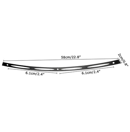 Motorcycle CNC Batwing Fair Windshield Windscreen Trim For Harley Tri Electra Street Glide Ultra Limited 1996-2013