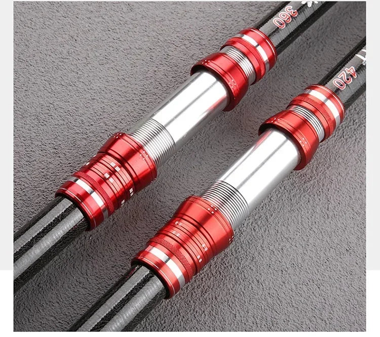 2.1-4.5M Carbon Fishing Rod 50kg above Superhard Long Distance Throwing shot Rod Telescopic Sea Boat High Quality Fishing Gear