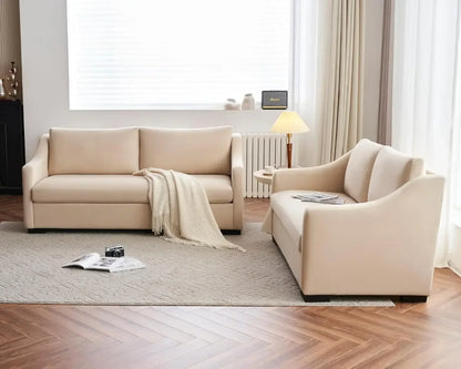 [New Arrival, Discounted Price!]Couch,Comfy Sofa Couch with Slope Armrests, 2 Piece Set Extra Deep Seat Sofa for Living Room, Ap