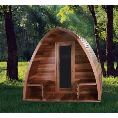 Customization Modern Dry Wet Steam Shower Room Outdoor Sauna Cabin Combos Steam Shower Full Spectrum Far Infrared Sauna Bath Woo