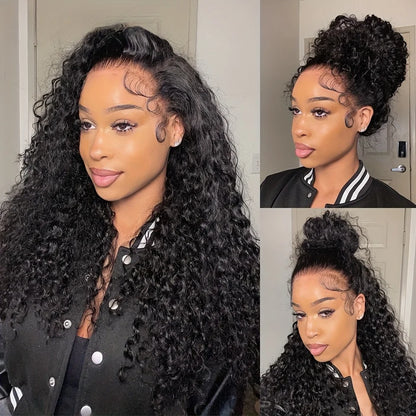 Full Range Lace Front Wigs Long Curly Wave Wig 4x4 5x5 Glueless Deep Wig 13x4 13x6 Lace Front Human Hair Wig 360 Full Lace Wig