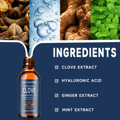 Clove Essential Oil Essential Bottle shine facial care Moisturizing Repair Anti-aging and Natural Organic Aromas Essential Oil
