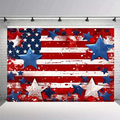 American flag July 4th background cloth,Patriotic Independence Day party photo background,Patriotic National Day banner