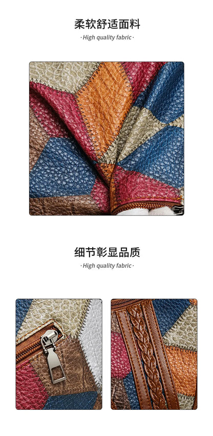 Women's Elegant Vintage Crossbody Bag Trendy HandBag Fashion Multi-pockets Shoulder Bag All-match Retro Crossbody Bag for Daily