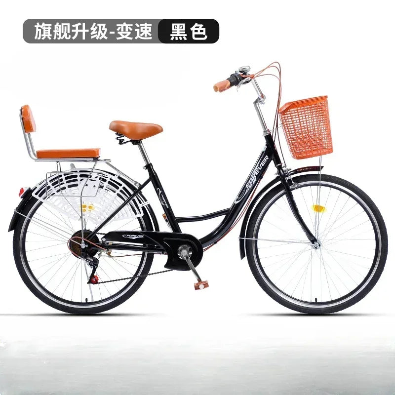 Cycling City 24/26 inch men's and women's bicycles light commuting ladies' student bikes leisure bicycles 2023