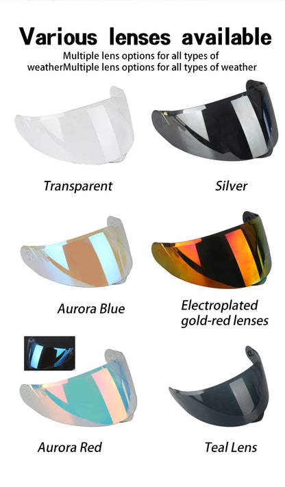 Uchoose DOT Approved Helmets Crash Motorbike Protective Gear Men Women Flip Up Helmet Motorcycle Double Sun Visor