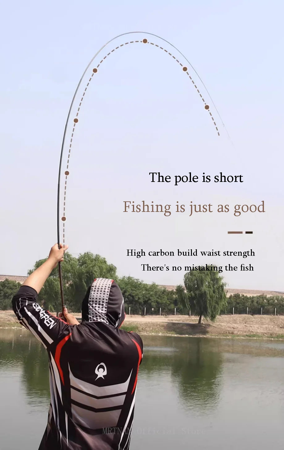 1.8M-4.5M Ultralight Telescopic Fishing Rod Travel SuperHard Stream Lake Hand Pole Carp Feeder Portable Fishing Rods