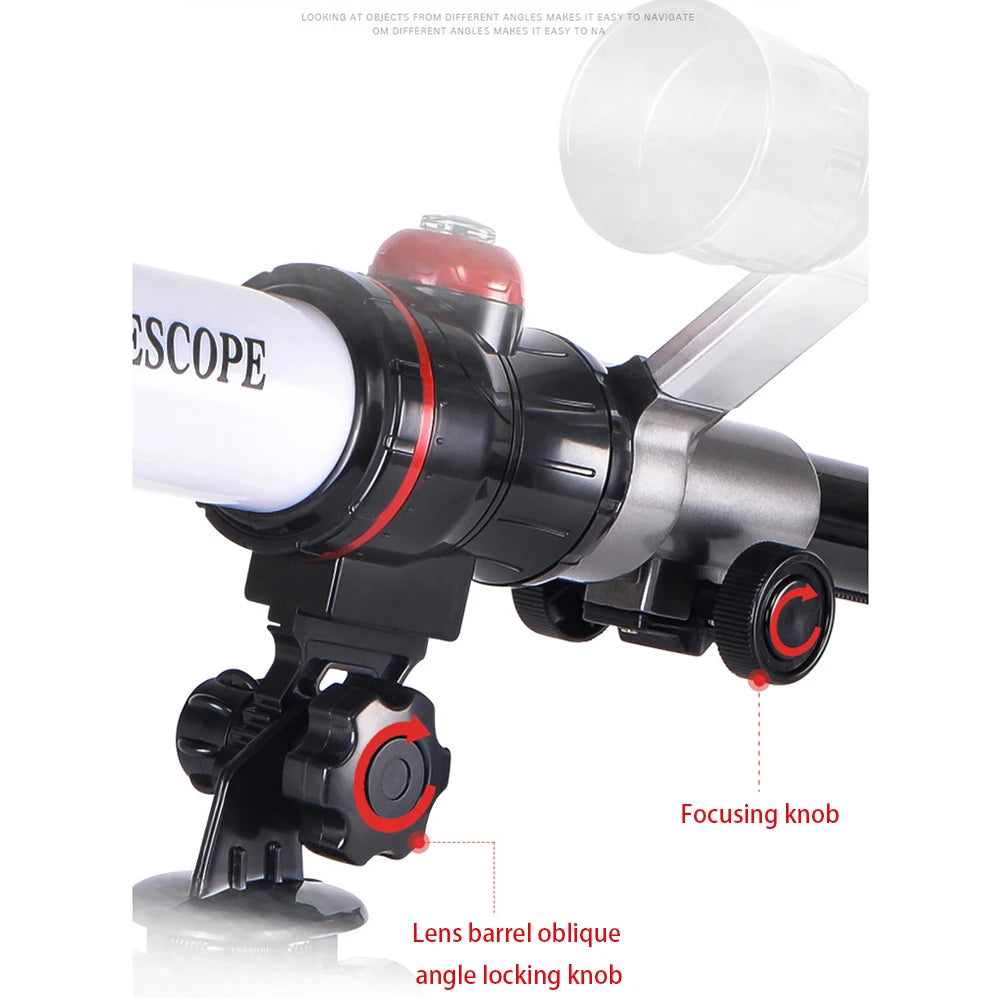 Professional Astronomical Telescope Powerful Monocular Portable HD Moon Space Planet Observation Gifts for Children Students