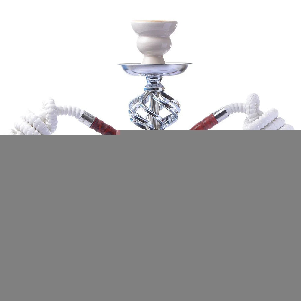 Glass Complete Shisha Hookah Set with Ceramic Bowl Tongs Hookah Hose Shisha Nargile Sheesha Narguile Chicha Water Pipe Hookah