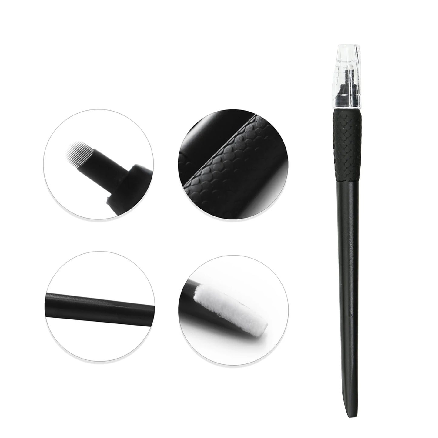 10pcs/Box Disposable Microblading Pen 0.15/0.18mm 18U Microblade Permanent Makeup Eyebrow Tattoo Pen