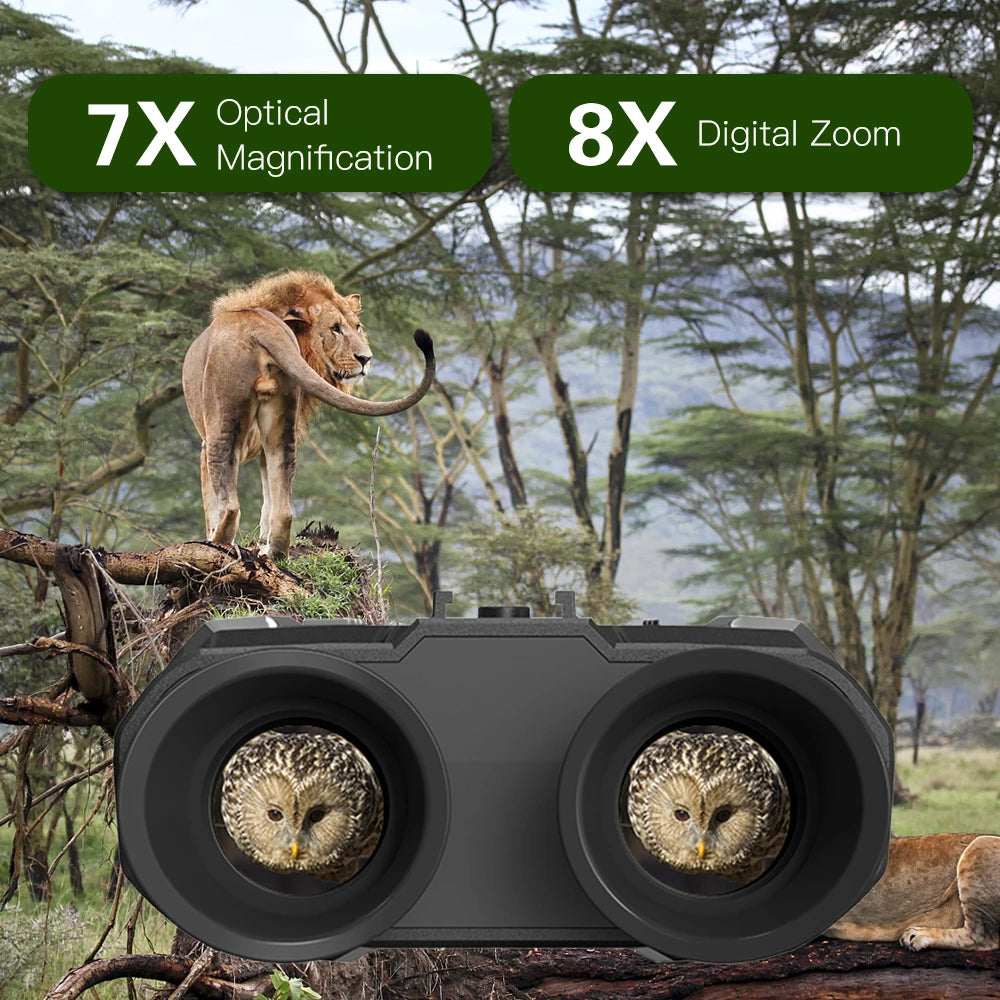 NV8000 Best 800M 4x 1080P Infrared Thermal Monocular Binoculars Hunting Night Vision Goggles Dual Screen Night Vision Dual Tube