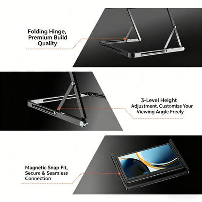 Sibolan 15.6 inch Three Screen Portable Monitor 60Hz 1080P 100% sRGB Metal Body HDMI USB-C Plug External Display For Win mac OS