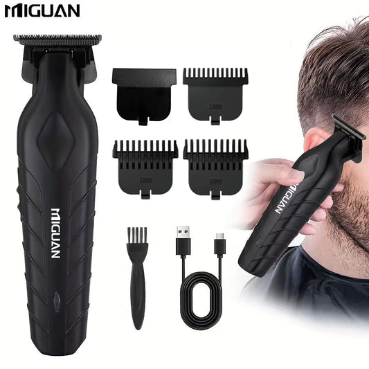 Electric hair clipper, professional hair cutting tool, with 4 limit combs, USB charging, men's hair cutting tool