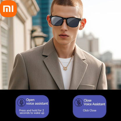 Xiaomi 4K AI Smart Glasses Multifunctional Camera Bluetooth Call Voice Assistant Music Player Translate Photochromic HD Glasses