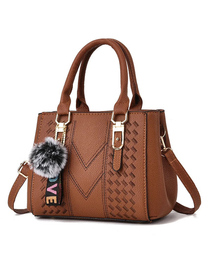 Fashionable Embroidered Large Capacity Women's Handbag Hot Sale Of The Season New Korean Style Handbag Shoulder Bag Tassel Penda