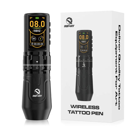 DQFART Wireless Tattoo Machine Tattoo Kit 2400mAh Tattoo Pen for Pro Body Artist Tattoo Supplies Tattoo Accessories