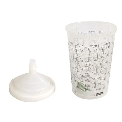 SATA 900 ML Spray Gun Multi-Purpose Paint Plastic Pot Transparent Paint Mixing Cup Universal Paint No-Wash Gun Pot