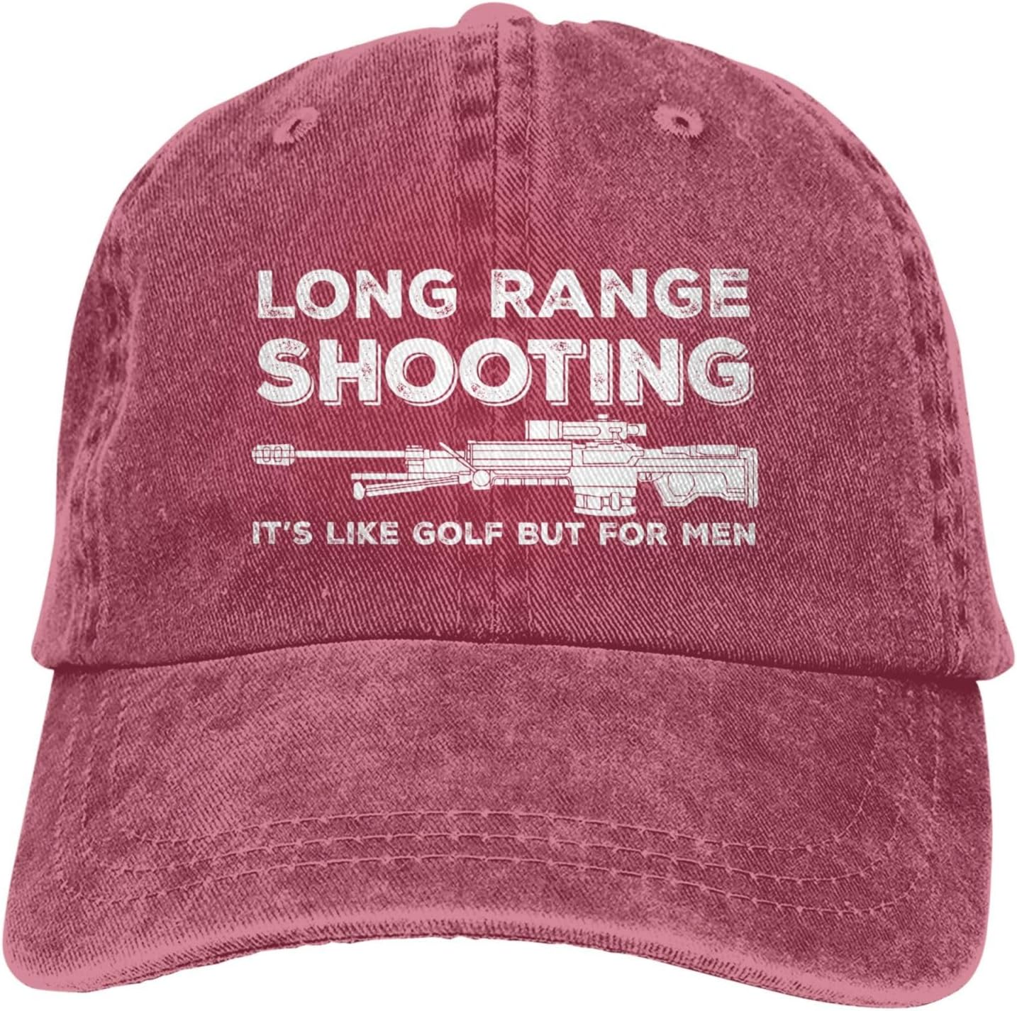 Funny Hat Long Ranges Shooting It's Like Golf But for Men Hat Men Dad Hats Cool Caps